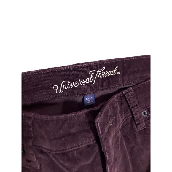 Universal Thread Corduroy Pants NWT Women’s Size 16/33R High Rise Plus Size - Picture 2 of 5